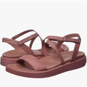 Ecco Women's Flowt Luxe Strap Sandals - Mauve